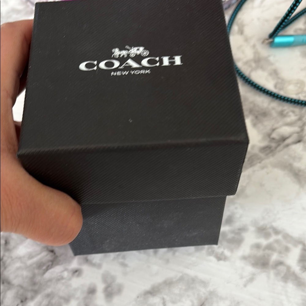 Coach Women's Red and Gold Watch - Picture 2 of 4
